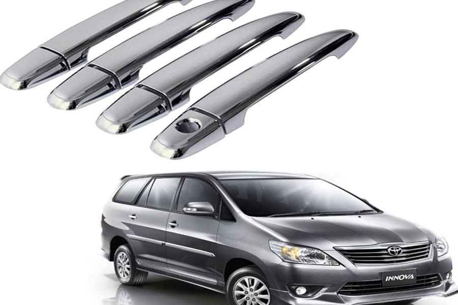 How to install chrome door handle covers for innova?